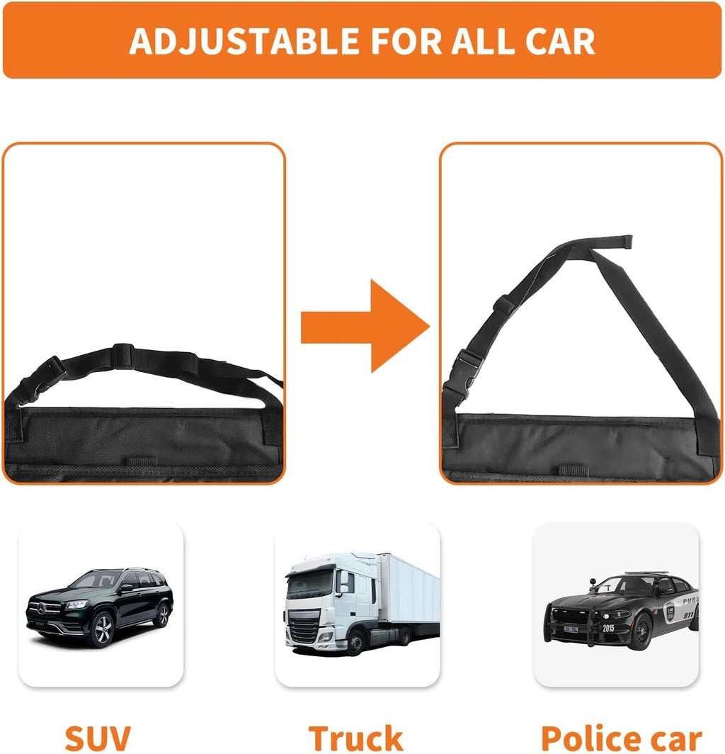 Ultimate Car Backseat Organizer - Versatile Hanging Storage Bag with Multiple Pockets and Cup Holders for Cars, Trucks, and SUVs