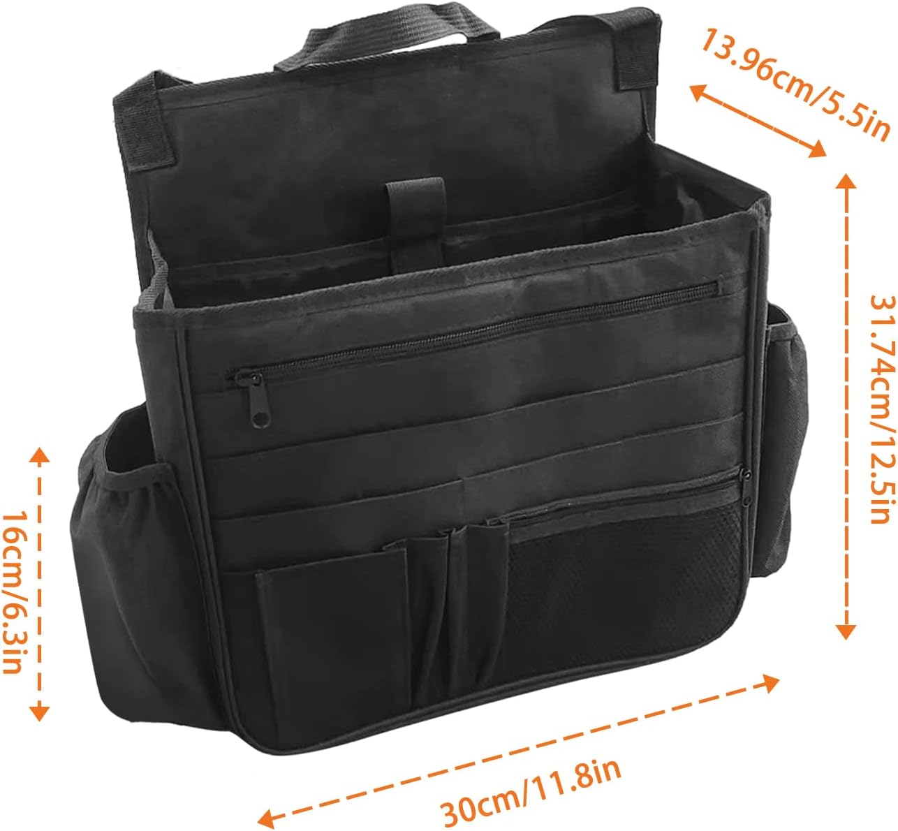 Ultimate Car Backseat Organizer - Versatile Hanging Storage Bag with Multiple Pockets and Cup Holders for Cars, Trucks, and SUVs