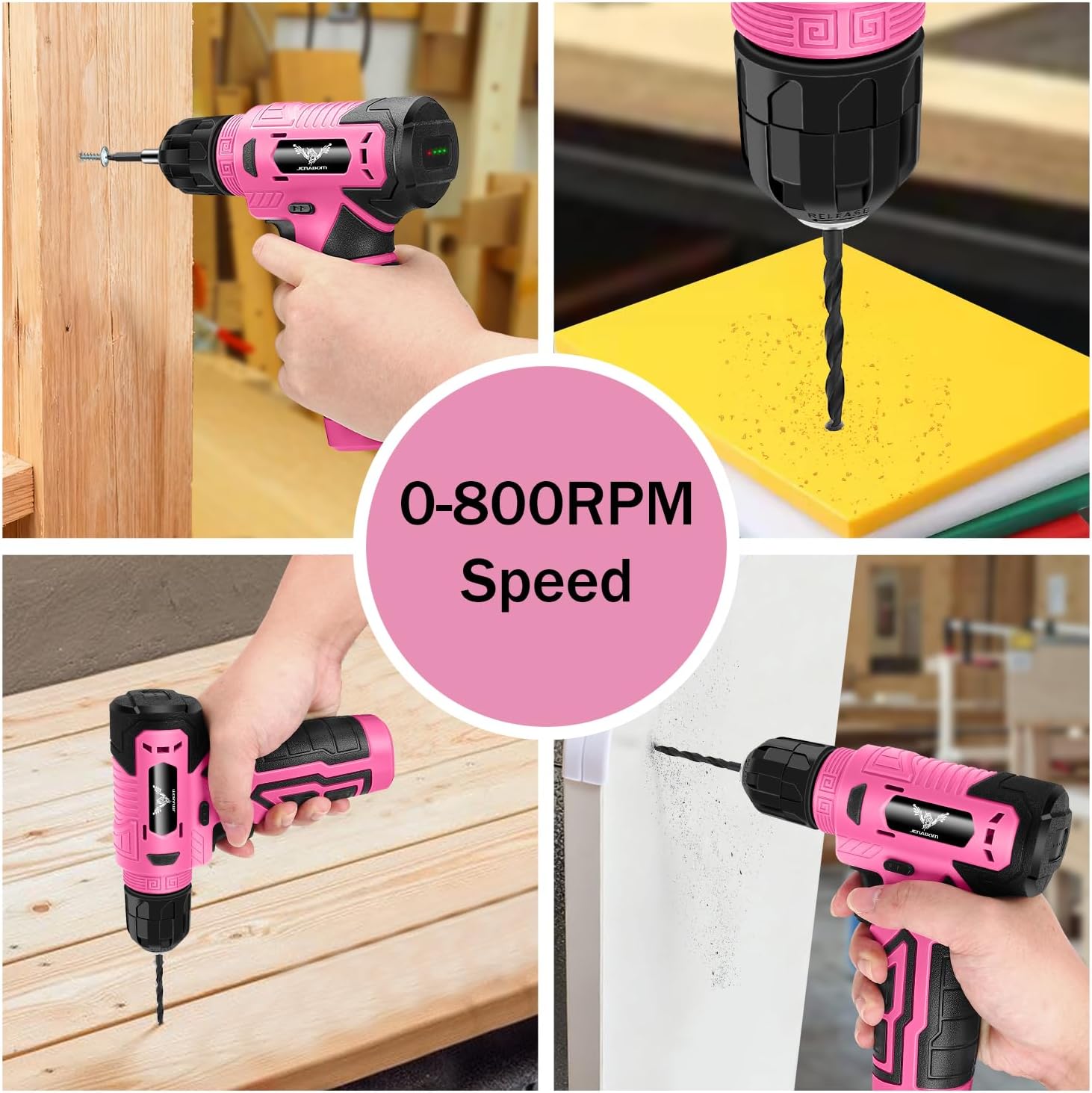 Ultimate 8V Cordless Drill Set - Complete Home Tool Kit for DIY Enthusiasts and Homeowners