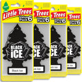 Transform Your Space with Little Trees Black Ice Air Freshener - Long Lasting Scent for Home and Auto - 24 Pack