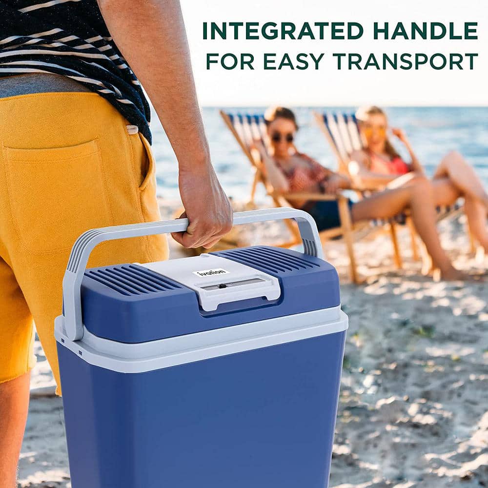 Stay Cool and Warm on the Go with the 24L Electric Cooler and Warmer - Your Ultimate Portable Car Fridge!